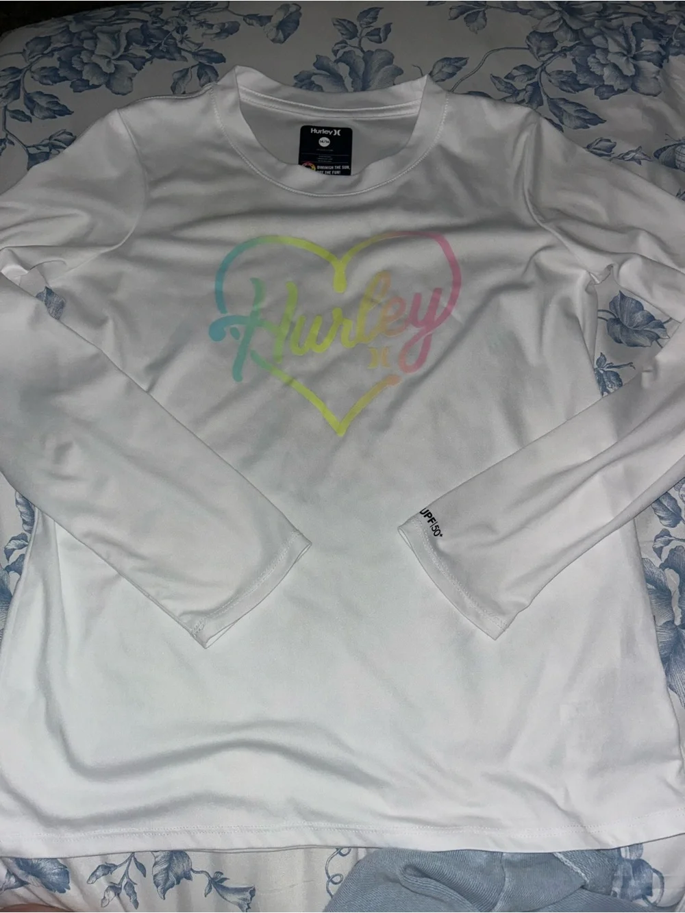 girls hurley swim shirt